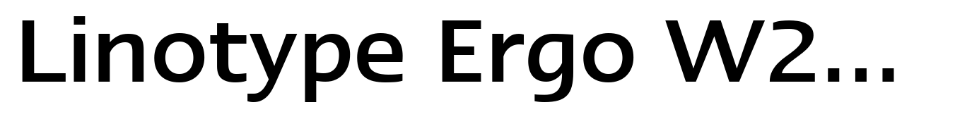 Linotype Ergo W2G Medium